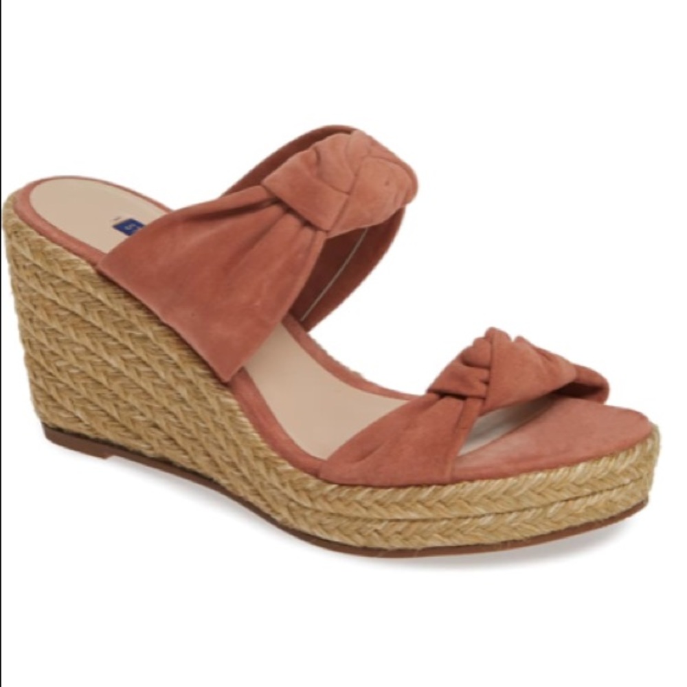 🆕 Stuart Weitzman Sarina Espadrille Wedge Slide